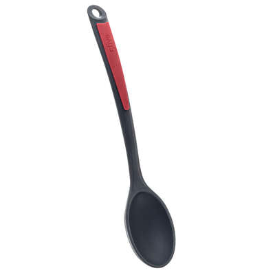 Cucchiaio in silicone "Silitop" nero rosso